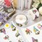 1000Pcs Spring Gnome Stickers 12 Designs Floral Gnome Decals Cute Adhesive Sealing Labels for Birthday Baby Shower Grocery Baking Bag Party Favor Supplies, 2 Rolls